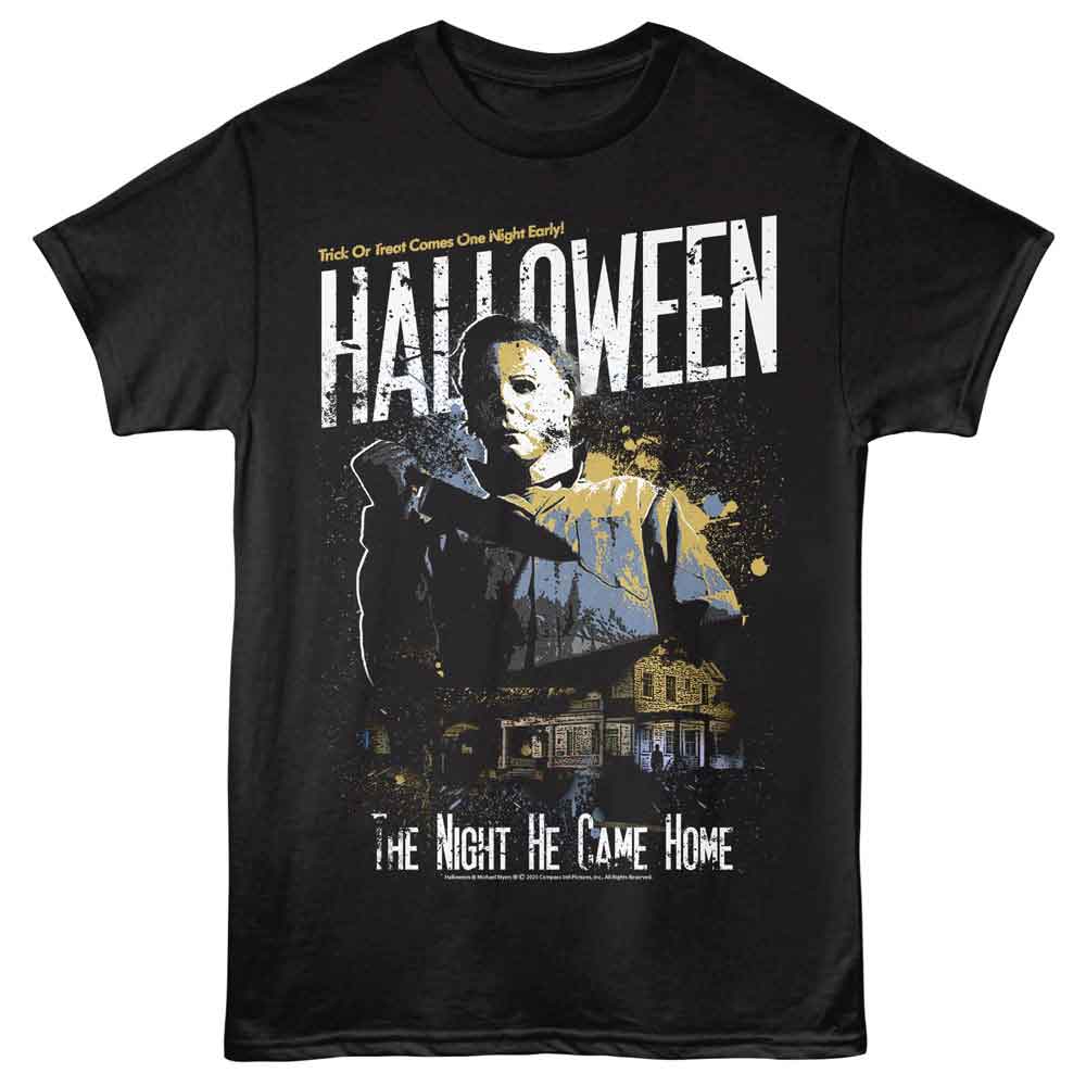 HALLOWEEN-HALLOWEEN ONE NIGHT EARLY-BLACK ADULT S/S TSHIRT