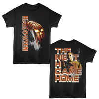 Thumbnail for Halloween - Pumpkin Knife Smoking F B T-Shirt