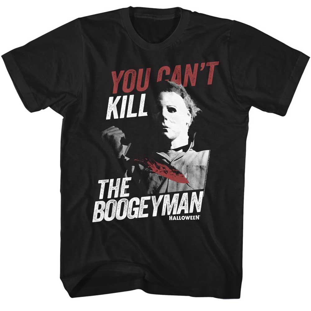 HALLOWEEN-BOOGEYMAN-BLACK ADULT S/S TSHIRT