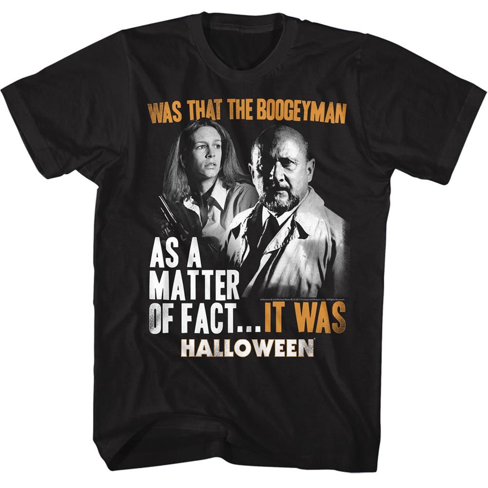 HALLOWEEN-IT WAS-BLACK ADULT S/S TSHIRT