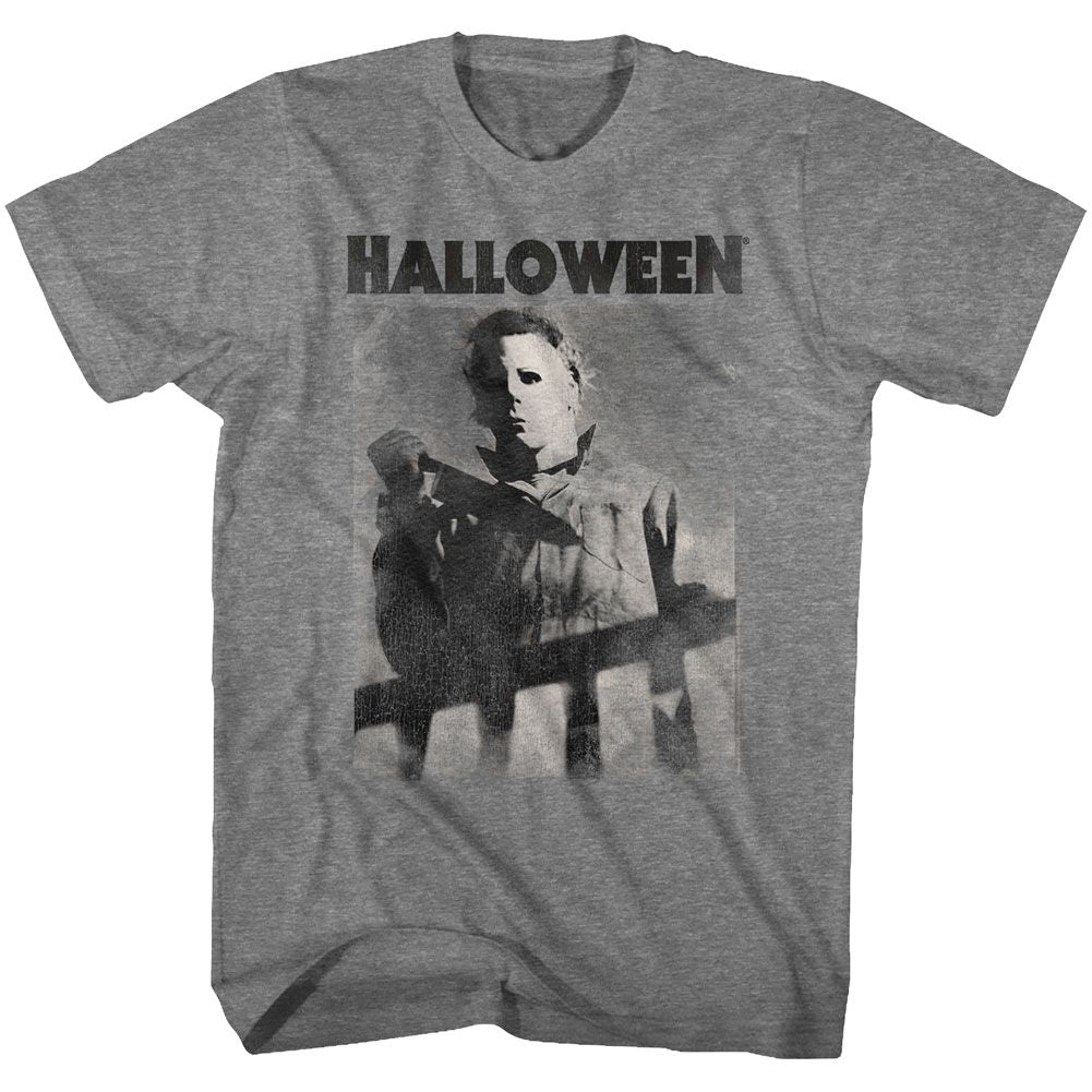 HALLOWEEN-MIKEFADE-GRAPHITE HEATHER ADULT S/S TSHIRT