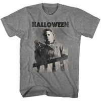 Thumbnail for HALLOWEEN-MIKEFADE-GRAPHITE HEATHER ADULT S/S TSHIRT