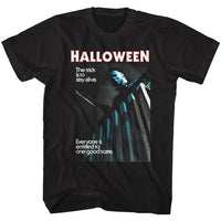 Thumbnail for HALLOWEEN-STAY ALIVE-BLACK ADULT S/S TSHIRT