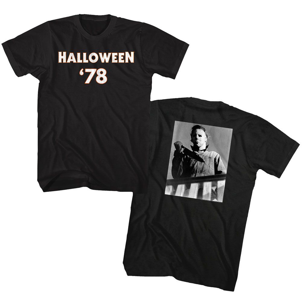 HALLOWEEN-78-BLACK ADULT S/S TSHIRT