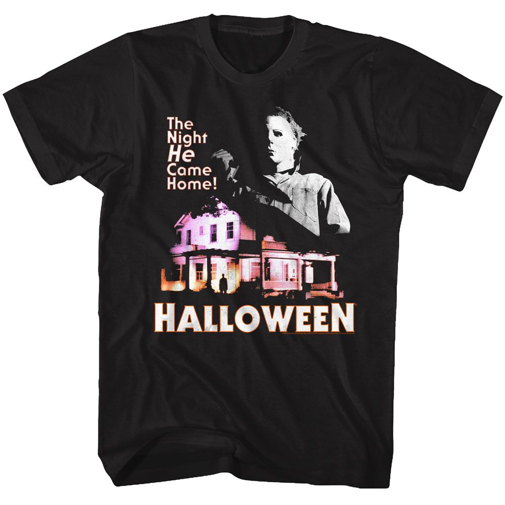 HALLOWEEN-MIKENHAUS-BLACK ADULT S/S TSHIRT