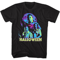Thumbnail for HALLOWEEN-NEON MOON-BLACK ADULT S/S TSHIRT