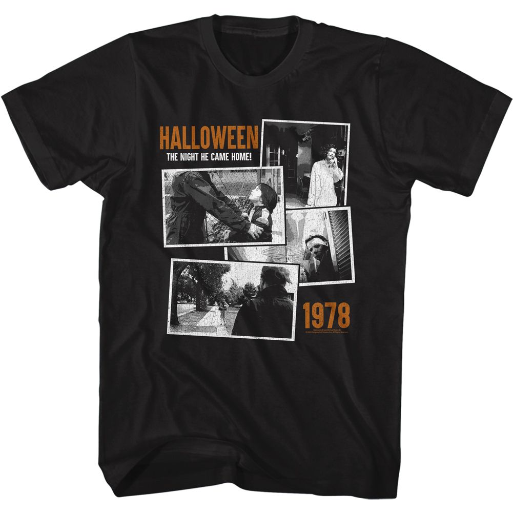 HALLOWEEN-MEMORIES-BLACK ADULT S/S TSHIRT