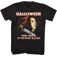 Thumbnail for HALLOWEEN-HALLOWEEN LIGHTNING-BLACK ADULT S/S TSHIRT