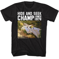 Thumbnail for HALLOWEEN-HALLOWEEN HIDE AND SEEK-BLACK ADULT S/S TSHIRT