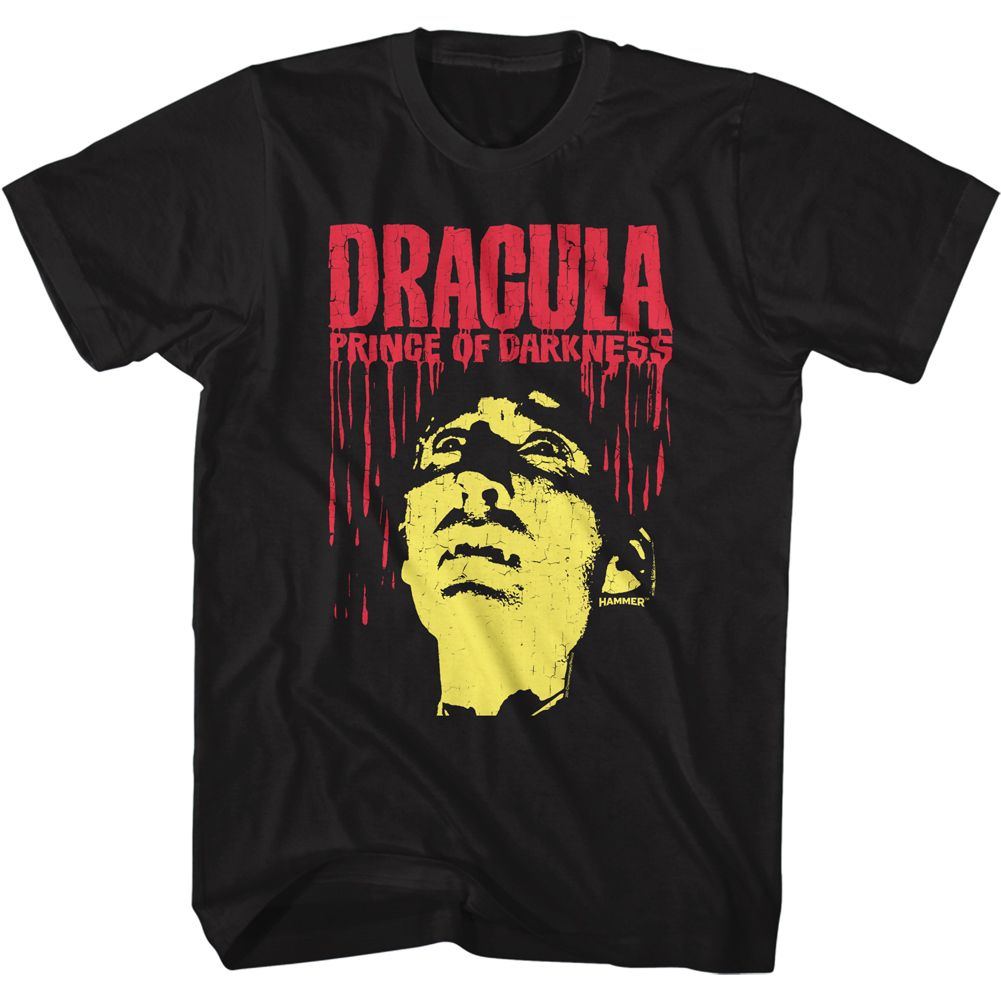 HAMMER HORROR-DRACULA POD-BLACK ADULT S/S TSHIRT