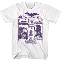Thumbnail for HAMMER HORROR-DOUBLE CREATURE FEATURE-WHITE ADULT S/S TSHIRT