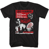 Thumbnail for HAMMER HORROR-LOVE THAT HORROR-BLACK ADULT S/S TSHIRT
