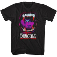 Thumbnail for HAMMER HORROR-DRACULA BITE-BLACK ADULT S/S TSHIRT
