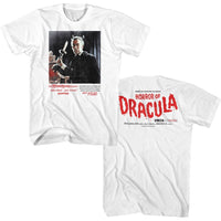 Thumbnail for HAMMER HORROR-HAMMER HORROR HORROR OF DRAC-WHITE ADULT S/S TSHIRT