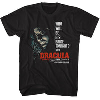 Thumbnail for HAMMER HORROR-HAMMER HORROR BE HIS BRIDE-BLACK ADULT S/S TSHIRT