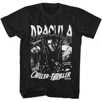 Thumbnail for HAMMER HORROR-HAMMER HORROR CHILLER THRILLER-BLACK ADULT S/S TSHIRT