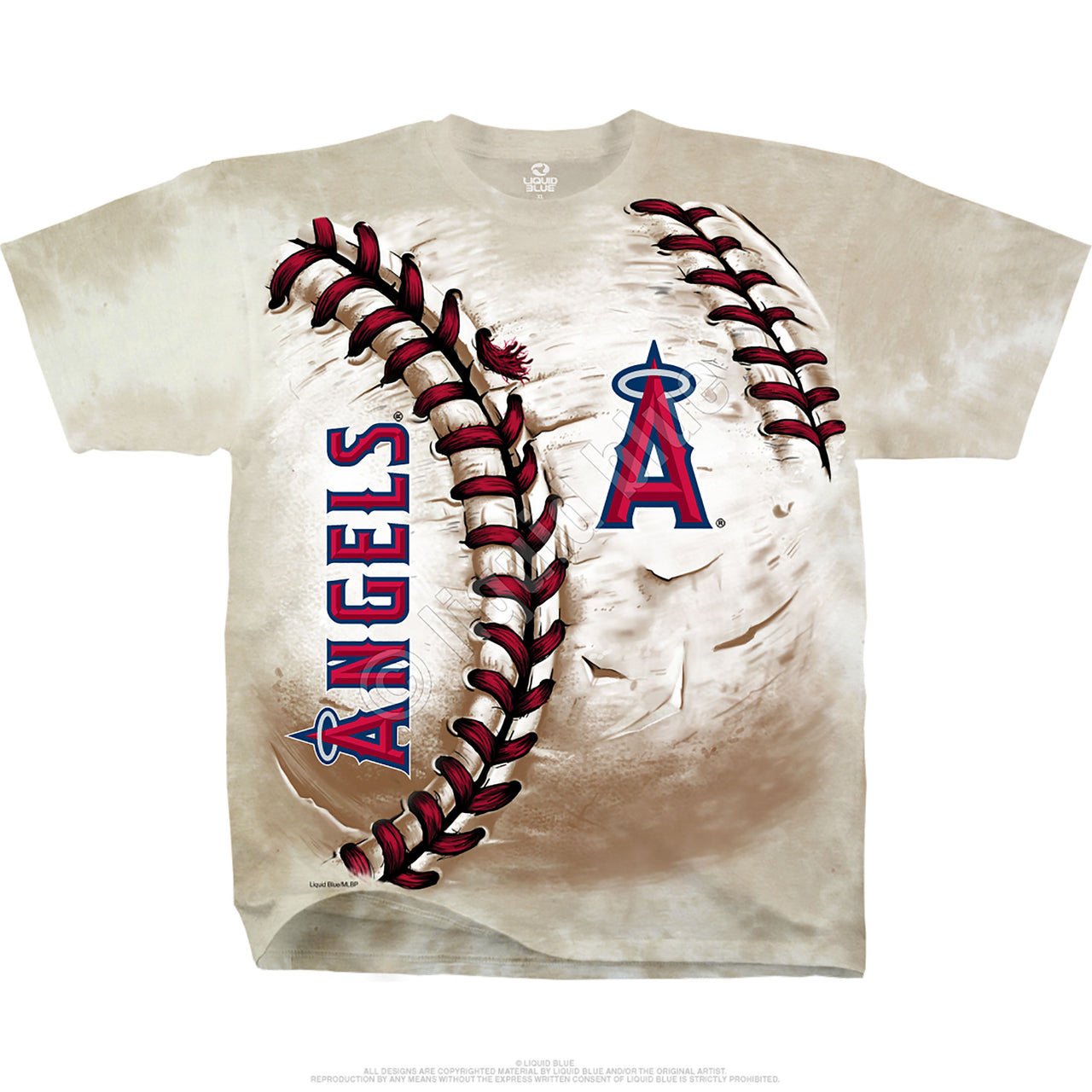 Los Angeles Angels Hardball Tie-Dye T-Shirt