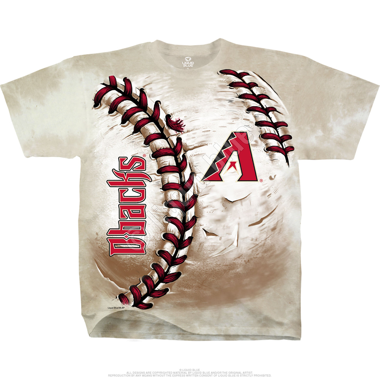 Arizona Diamondbacks Hardball Tie-Dye T-Shirt