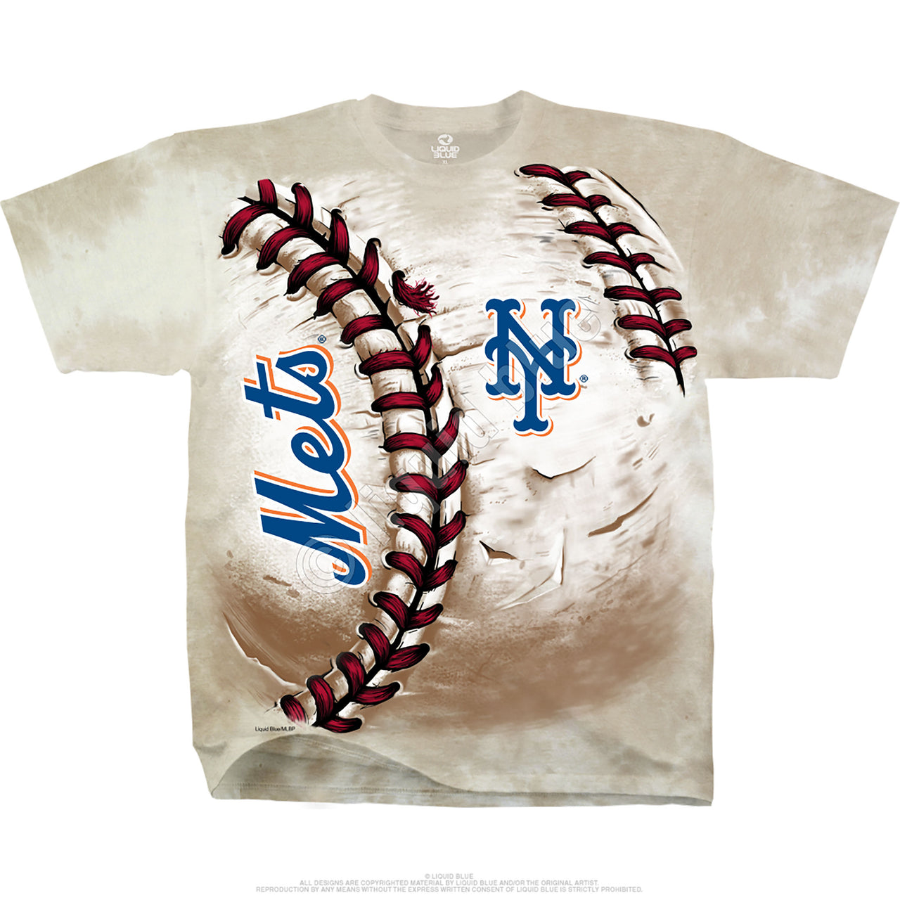 New York Mets Hardball Tie-Dye T-Shirt