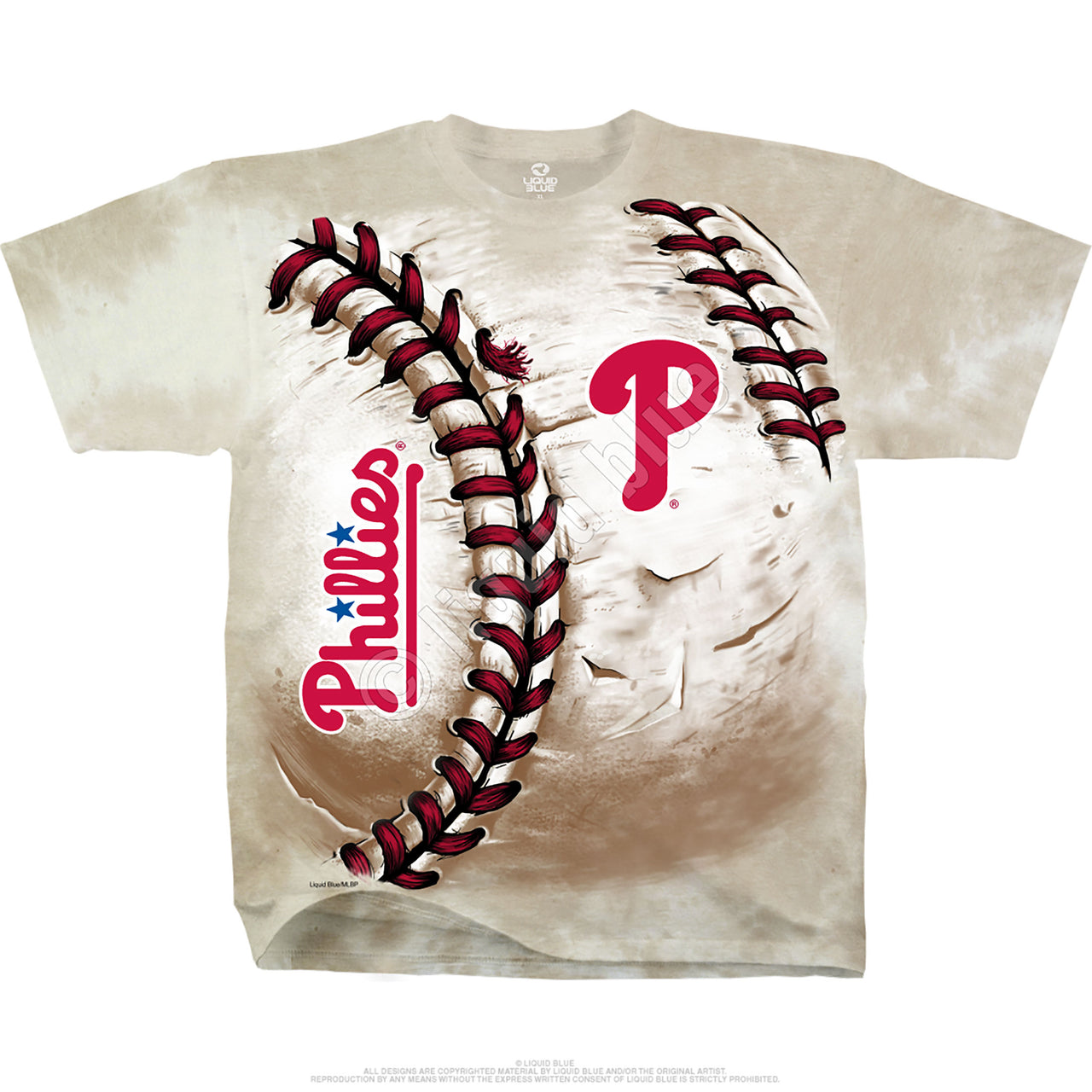 Philadelphia Phillies Hardball Tie-Dye T-Shirt
