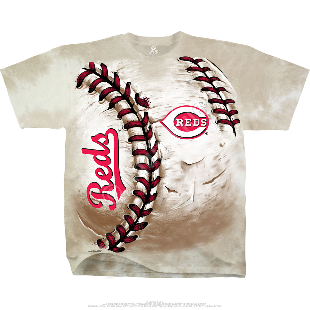 Cincinnati Reds Hardball Tie-Dye T-Shirt