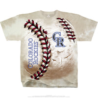 Thumbnail for Colorado Rockies Hardball Tie-Dye T-Shirt