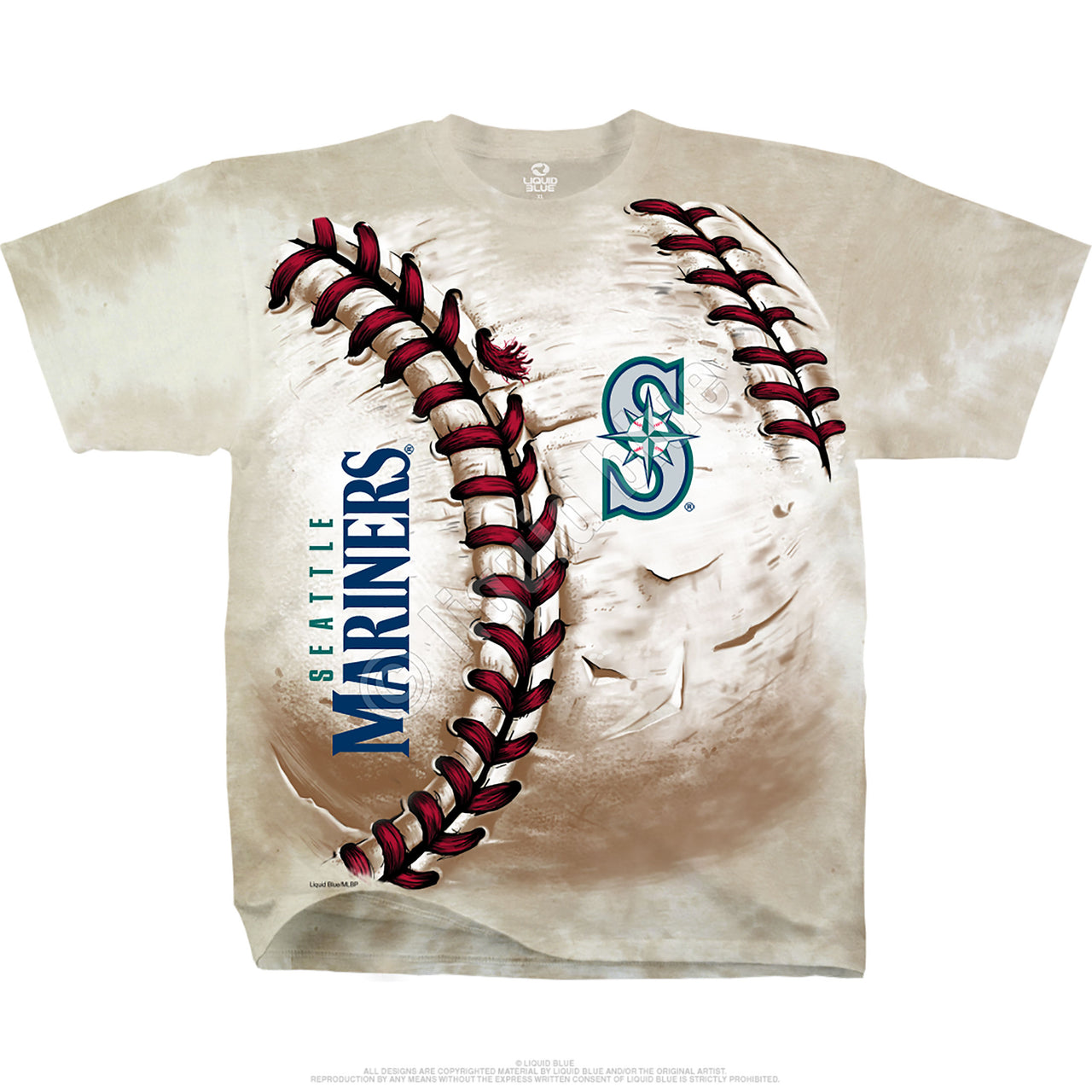 Seattle Mariners Hardball Tie-Dye T-Shirt