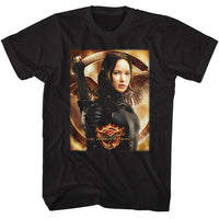 Thumbnail for HUNGER GAMES-HUNGER GAMES KATNISS MOCKINGJAY BG-BLACK ADULT S/S TSHIRT