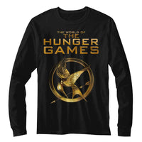 Thumbnail for HUNGER GAMES-HUNGER GAMES WORLD OF-BLACK ADULT L/S TSHIRT