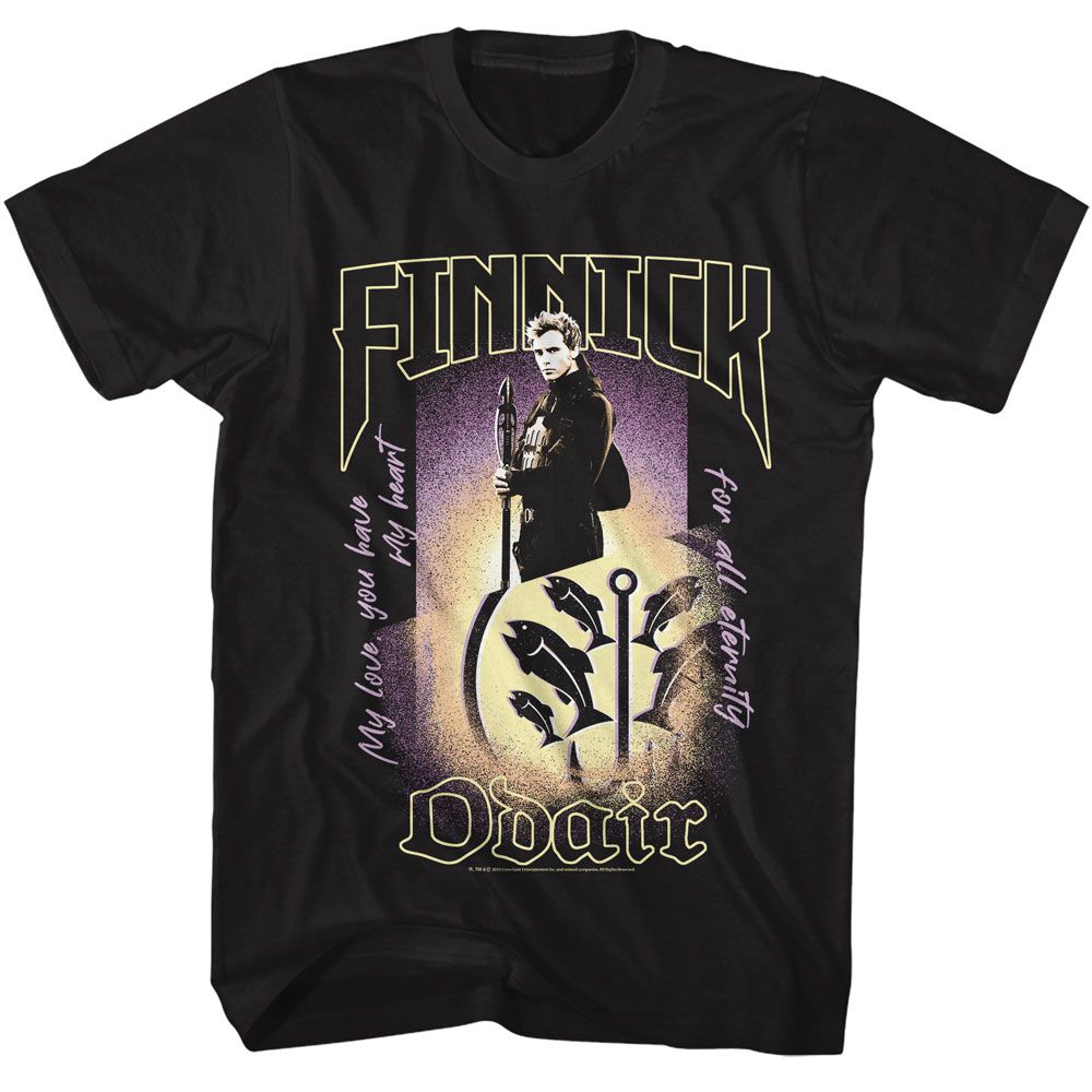 HUNGER GAMES-HUNGER GAMES FINNICK ODAIR-BLACK ADULT S/S TSHIRT
