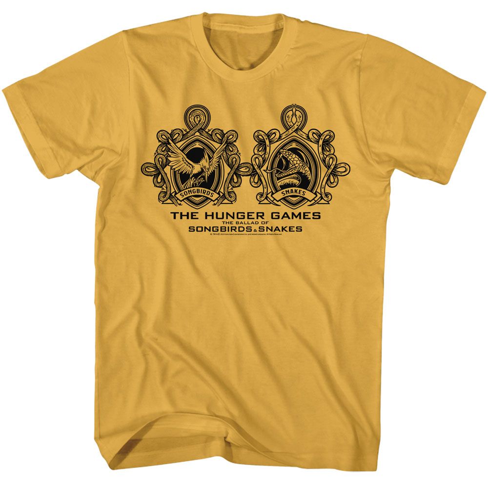 HUNGER GAMES-HUNGER GAMES SONGBIRD SNAKE MIRROR-GINGER ADULT S/S TSHIRT