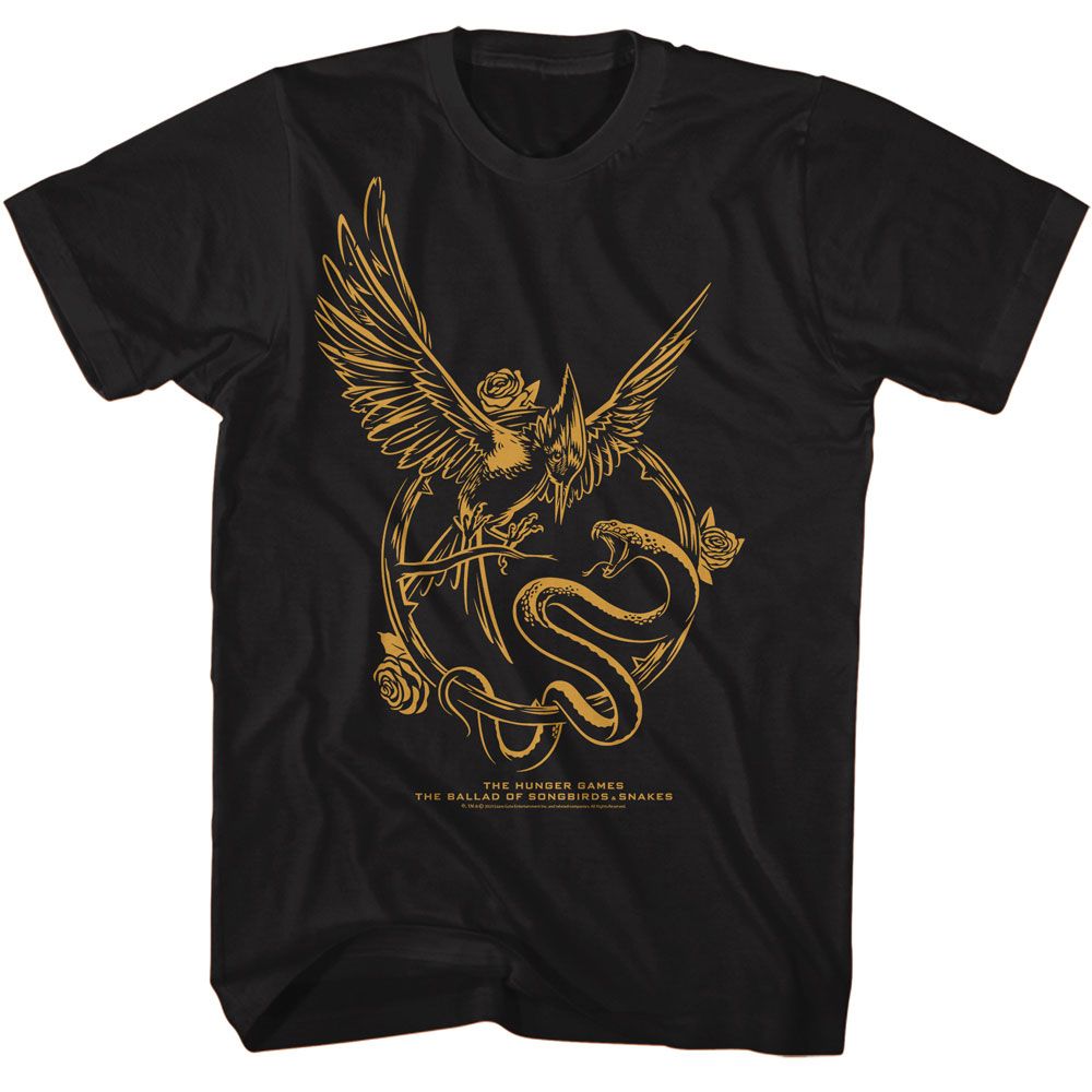 HUNGER GAMES-HUNGER GAMES BOSS FIGHT SIMPLE-BLACK ADULT S/S TSHIRT