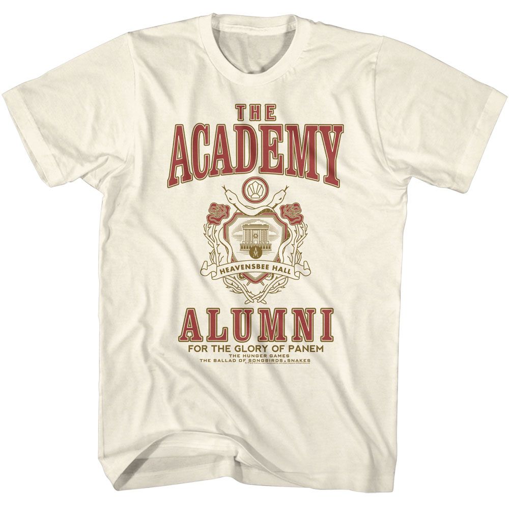 HUNGER GAMES-HUNGER GAMES ACADEMY ALUMNI-NATURAL ADULT S/S TSHIRT