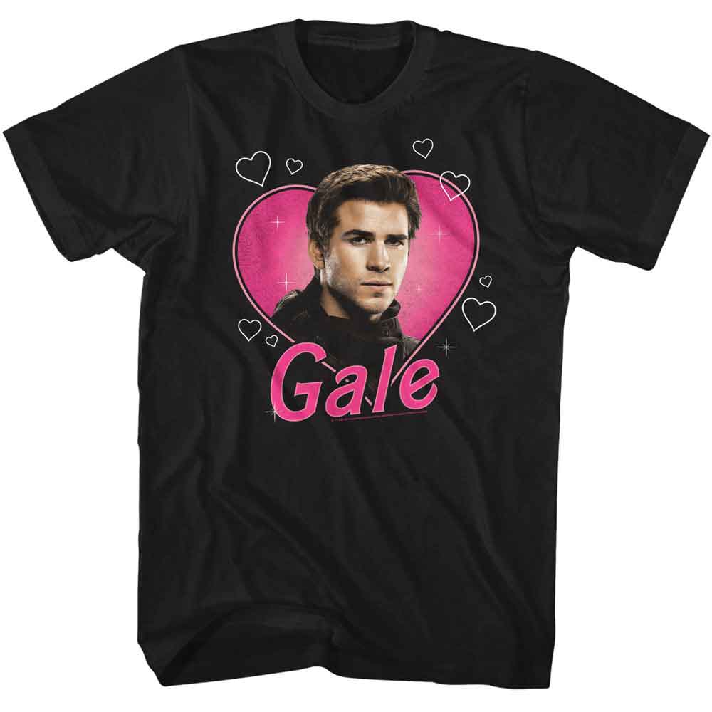 HUNGER GAMES-HUNGER GAMES GALE HEARTTHROB-BLACK ADULT S/S TSHIRT