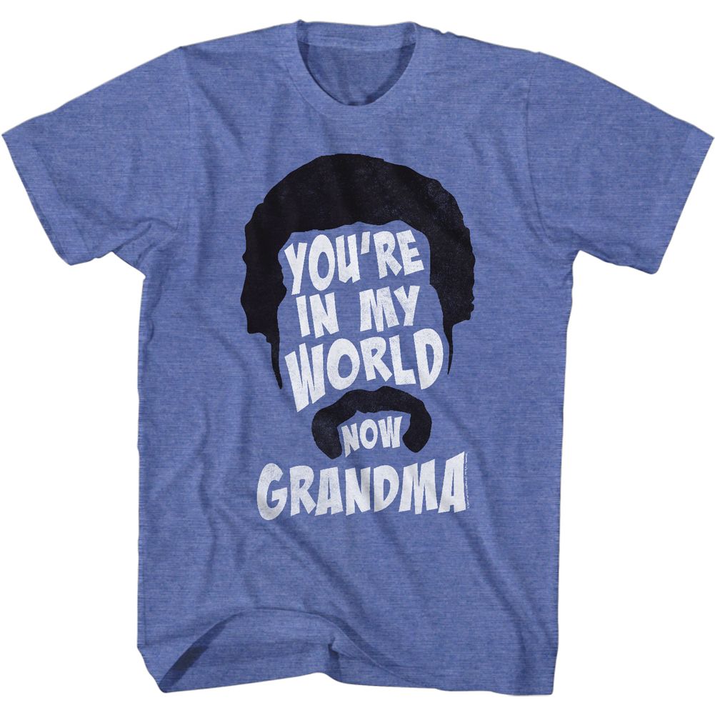 HAPPY GILMORE-YOURE IN MY WORLD-ROYAL HEATHER ADULT S/S TSHIRT
