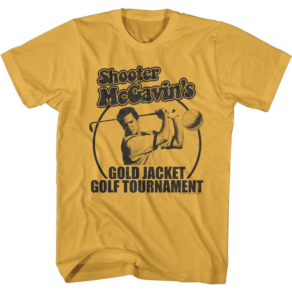 HAPPY GILMORE-GOLD JACKET TOURNEY-GINGER ADULT S/S TSHIRT