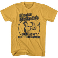 Thumbnail for HAPPY GILMORE-GOLD JACKET TOURNEY-GINGER ADULT S/S TSHIRT