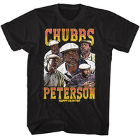 Thumbnail for HAPPY GILMORE-HAPPY GILMORE CHUBBS PETERSON-BLACK ADULT S/S TSHIRT