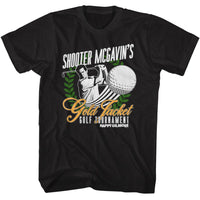 Thumbnail for HAPPY GILMORE-HAPPY GILMORE GOLD JACKET TOURNAMENT-BLACK ADULT S/S TSHIRT