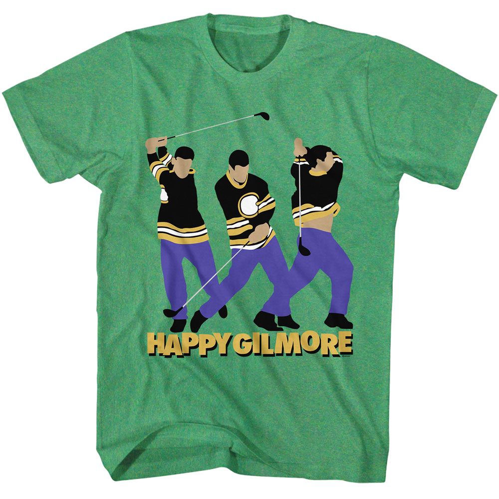 HAPPY GILMORE-HAPPY GILMORE SWING-KELLY HEATHER ADULT S/S TSHIRT