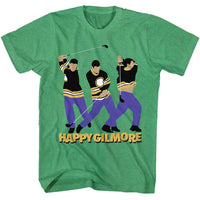 Thumbnail for HAPPY GILMORE-HAPPY GILMORE SWING-KELLY HEATHER ADULT S/S TSHIRT