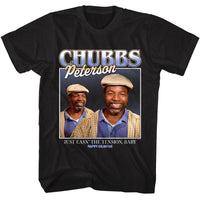Thumbnail for HAPPY GILMORE-HAPPY GILMORE JUST EASIN THE TENSION BABY-BLACK ADULT S/S TSHIRT