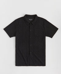 Thumbnail for Geometric Viscose Button-Down Short Sleeve Shirt