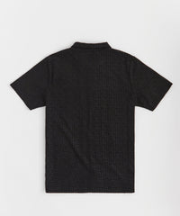Thumbnail for Geometric Viscose Button-Down Short Sleeve Shirt