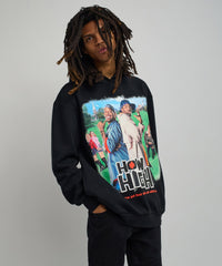 Thumbnail for How High They've Got Their Degrees Graphic Hoodie - Black 2