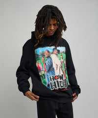 Thumbnail for How High They've Got Their Degrees Graphic Hoodie - Black 2