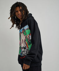 Thumbnail for How High They've Got Their Degrees Graphic Hoodie - Black 2