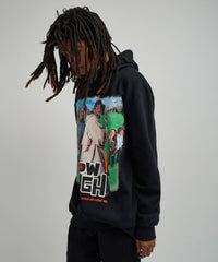 Thumbnail for How High They've Got Their Degrees Graphic Hoodie - Black 2