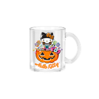 Thumbnail for Hello Kitty Neon Halloween Pumpkin Candy  17.5oz Glass Coffee Mug – 24 pc ppk ($5.00 each)