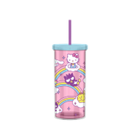 Thumbnail for Hello Kitty Friends Rainbows And Clouds  20oz Plastic Tall Cold Cup w/ Lid and Straw – 12 pc ppk ($5.25 each)